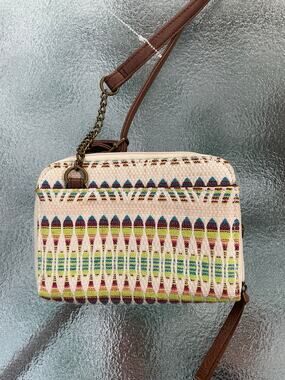 Boho Woven Wallet on a String Crossbody Bag